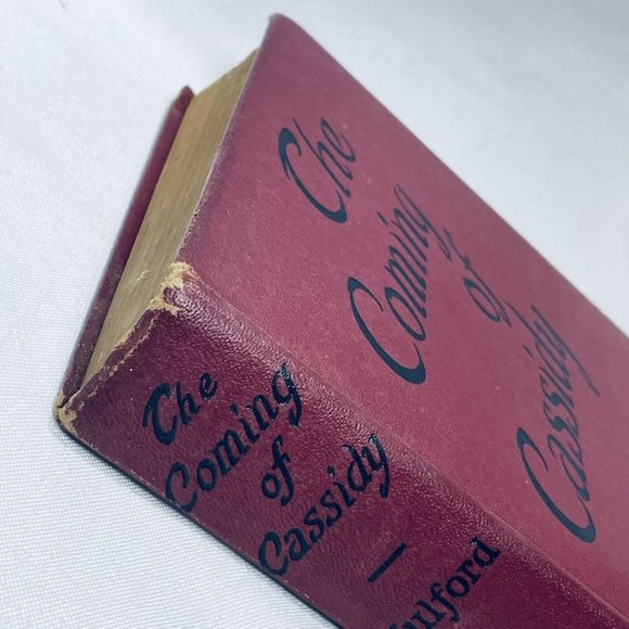 The Coming of Cassidy by Clarence E. Mulford Grosset Antique War Time Book - Picture 3 of 14